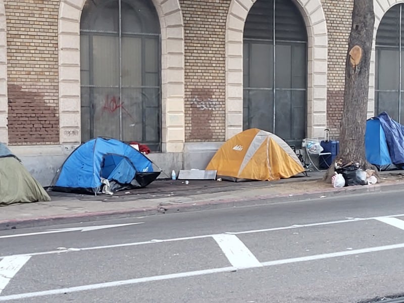 Homeless-tents-downtown-san-diego